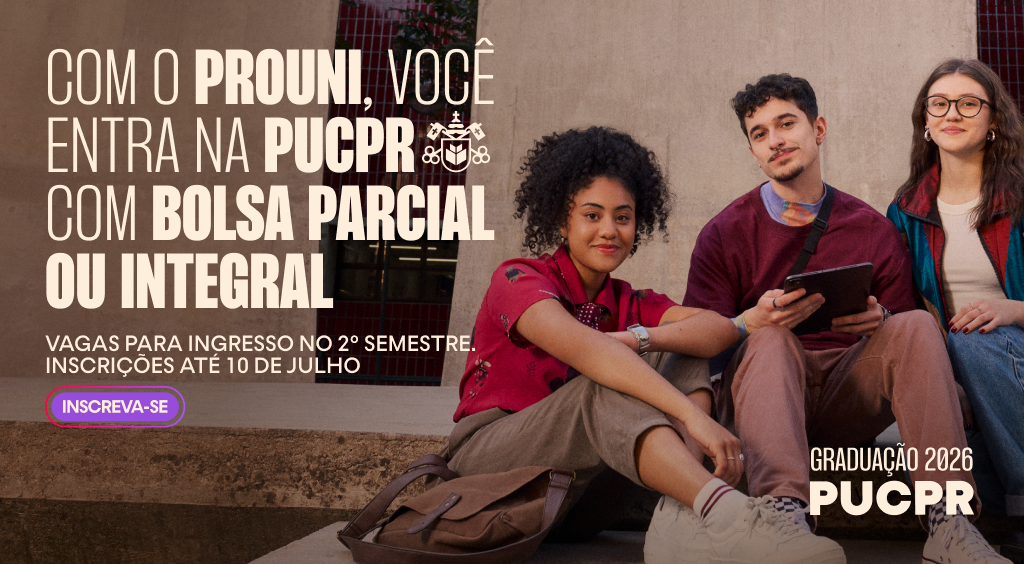 PUCPR oferece mais de 800 vagas no Prouni para o segundo semestre