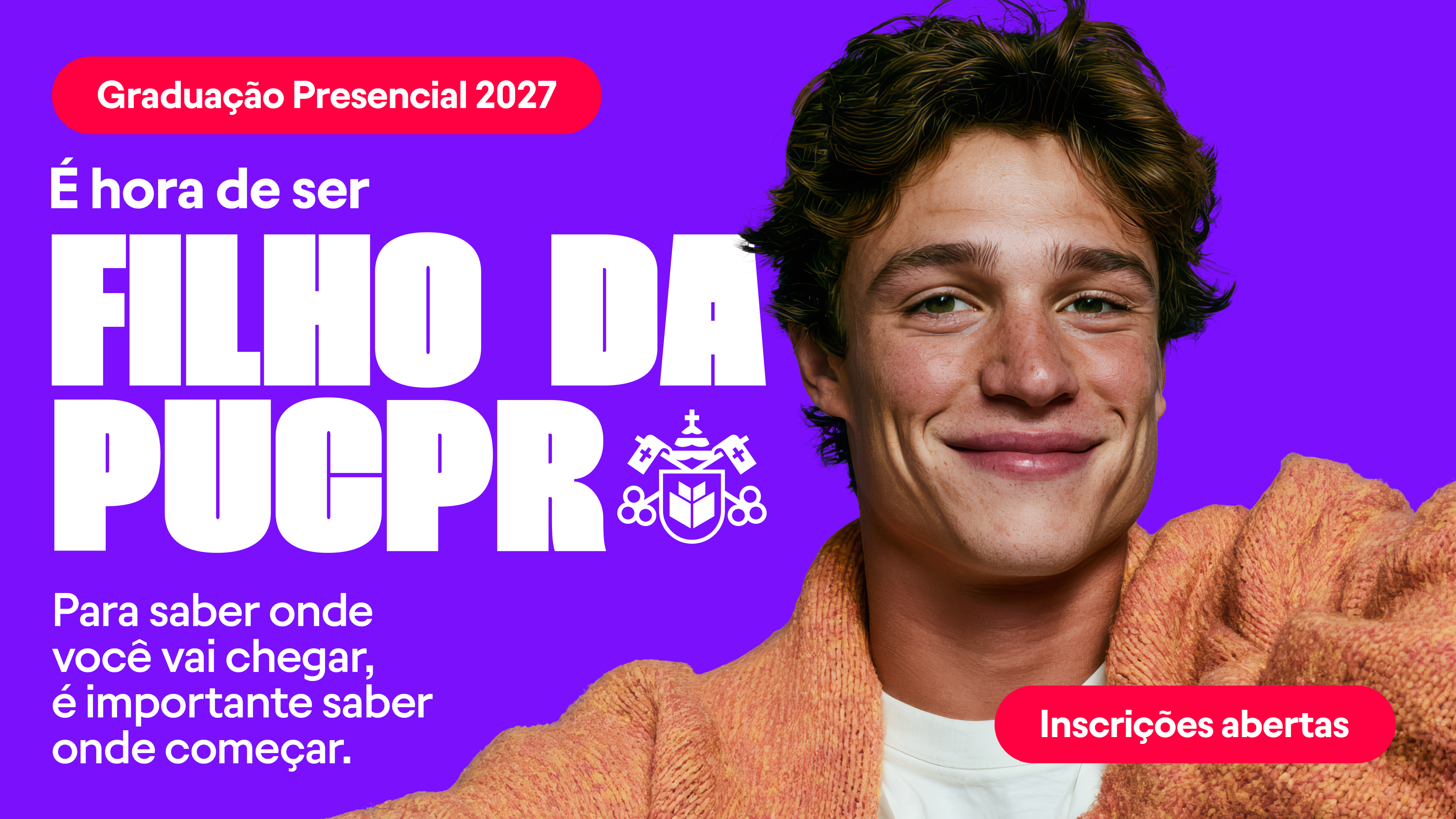 Vestibular PUCPR 2027: inscrições estão abertas para cursos de graduação